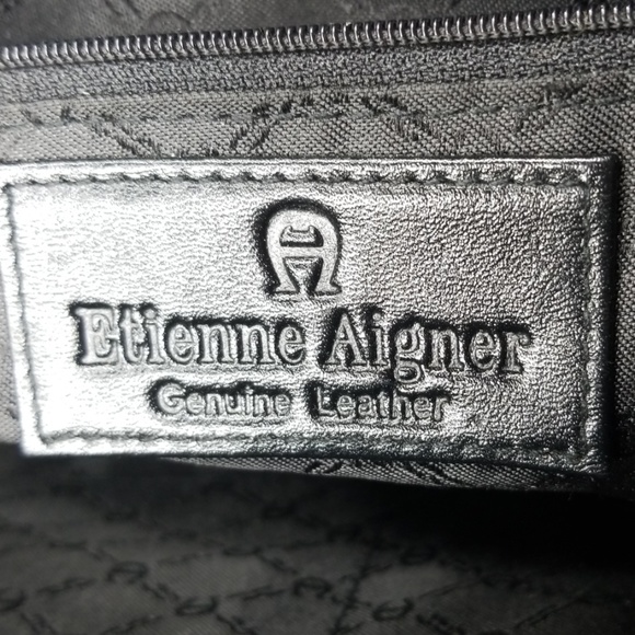 Vintage Etienne Aigner Leather Handbag - Picture 4 of 8